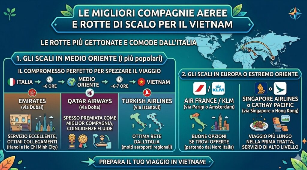 migliori voli per il vietnam