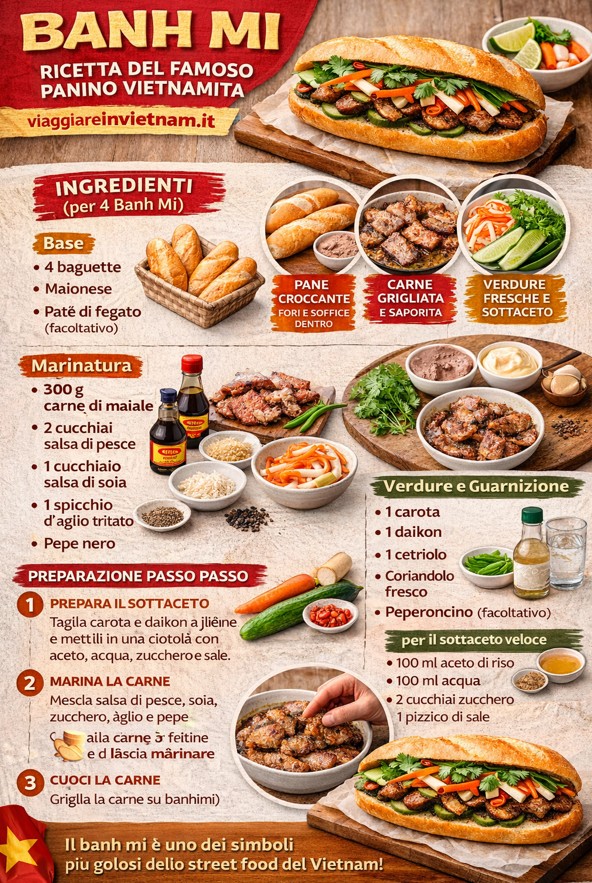 ricetta del banh mi vietnamita
