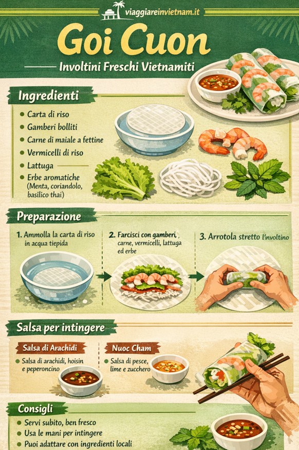 ricetta del Gỏi Cuốn